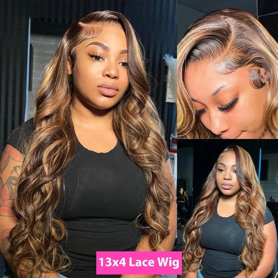14-32 inch  Lace Front Human Hair Wigs 13x4 Frontal Wigs Women Glueless Closure Wigs