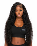 Transparent 250% Density Water Culry 360 Full Lace Frontal Wig Human Hair 40Inch Deep Wave 13x4 13x6 Hd Lace Front Wig For Women